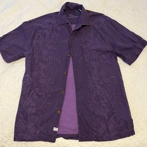 Vintage Tommy Bahama silk short sleeve shirt